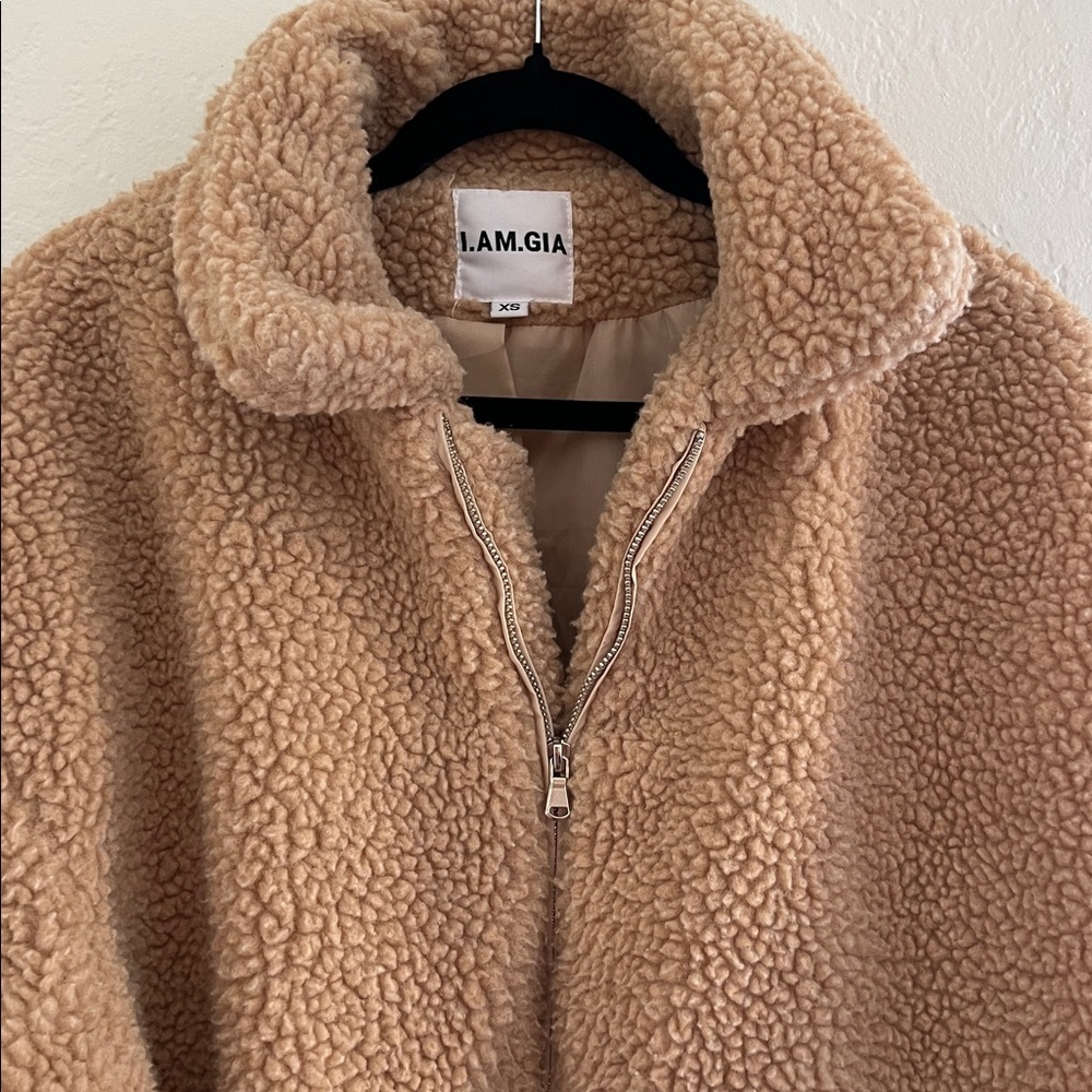 I.AM.GIA Pixie Teddy Sherpa Jacket Size XS - Picture 4 of 9